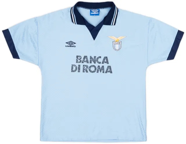 Umbro 1995-96 Lazio Home Shirt - 6/10 - (M)