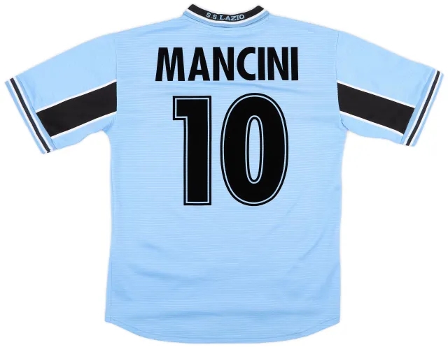 Puma 1998-00 Lazio Home Shirt Mancini #10 - 8/10 - (S)
