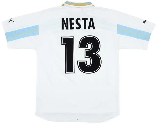 Puma 1999-00 Lazio Centenary Home Shirt Nesta #13 - 6/10 - (XL)