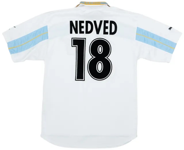 Puma 1999-00 Lazio Centenary Home Shirt Nedved #18 - 6/10 - (L)