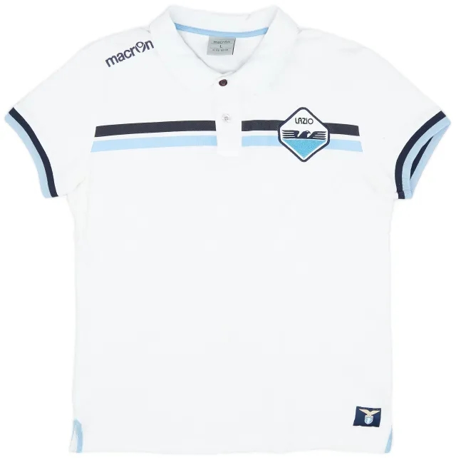 2008-09 Lazio Macron Polo Shirt - 8/10 - (L)