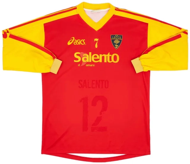 2003-04 Lecce Asics Player Issue Training L/S Shirt #7 - 8/10 - (XL)