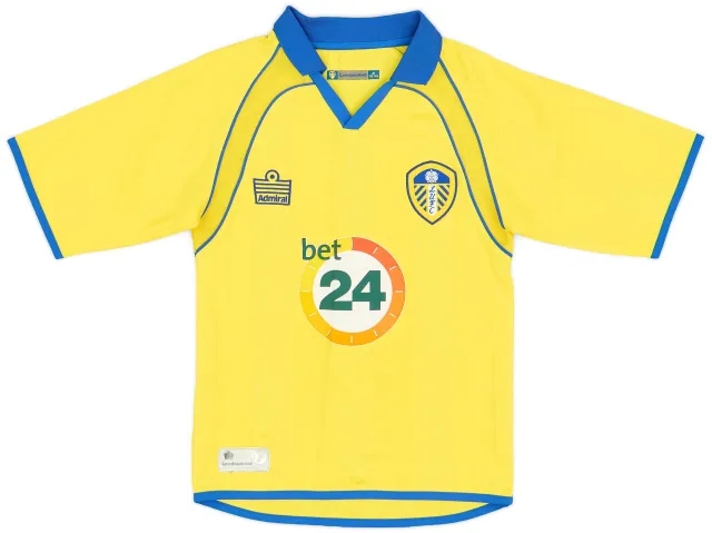 Admiral 2006-07 Leeds United Away Shirt #2 - 8/10 - (S.Boys)