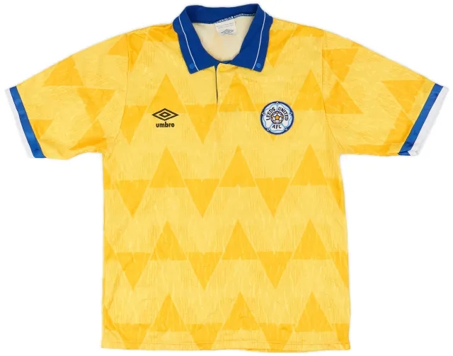 Umbro 1989-91 Leeds United Away Shirt - 8/10 - (S)
