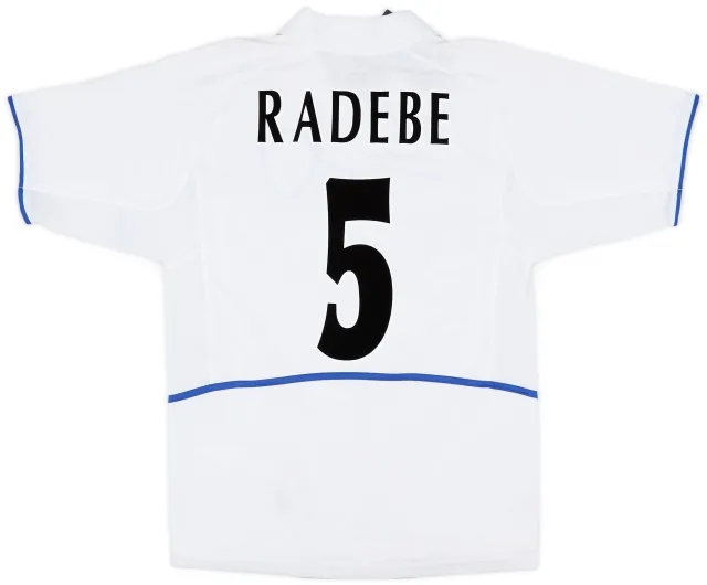 Nike 2002-03 Leeds United Home Shirt Radebe #5 (S)