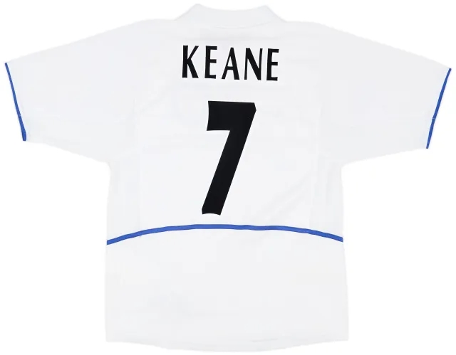 Nike 2002-03 Leeds United Home Shirt Keane #7 - 7/10 - (S)