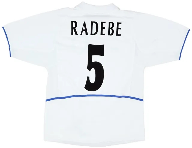 Nike 2002-03 Leeds United Home Shirt Radebe #5 - 5/10 - (M)