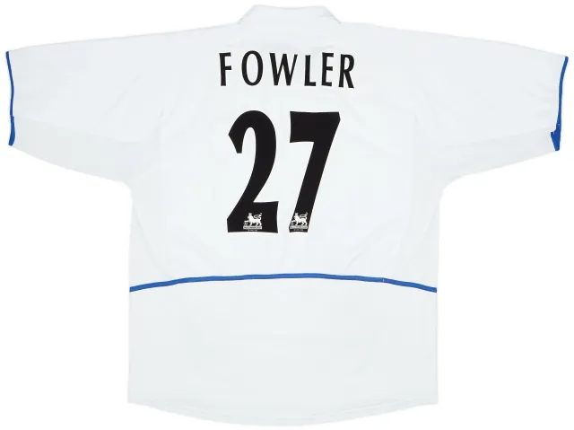 Nike 2002-03 Leeds United Home Shirt Fowler #27 - 8/10 - (XXL)