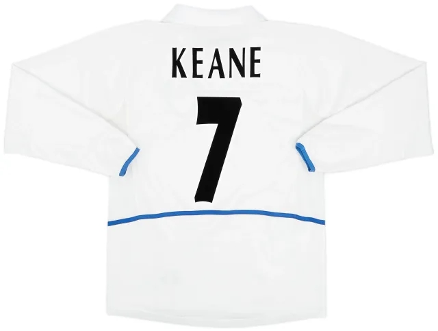 Nike 2002-03 Leeds United Home L/S Shirt Keane #7 - 7/10 - (S)