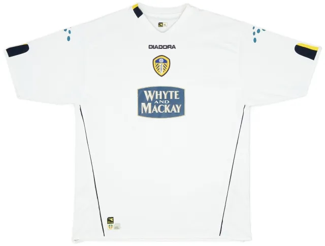 Diadora 2004-05 Leeds United Home Shirt - 6/10 - (XL)