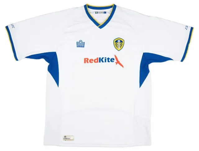 Admiral 2007-08 Leeds United Home Shirt - Very Good 7/10 - (L)
