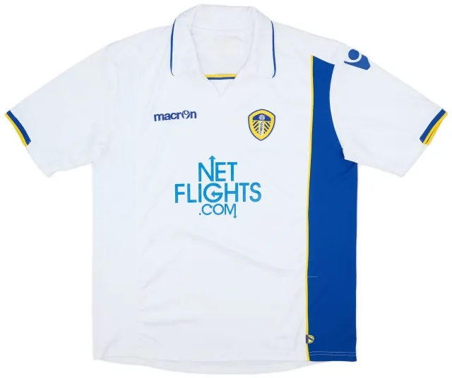 Macron 2009-10 Leeds United Home Shirt - 7/10 - (XL)