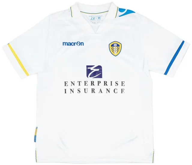Macron 2011-12 Leeds United Home Shirt - 9/10 - (S)