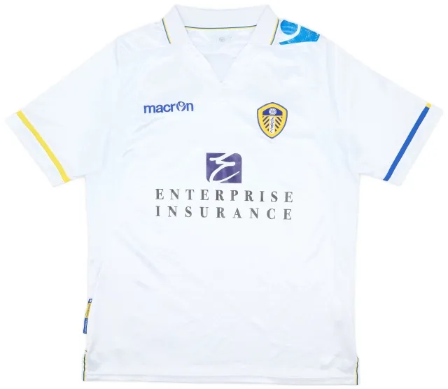 Macron 2011-12 Leeds United Home Shirt - 7/10 - (L)