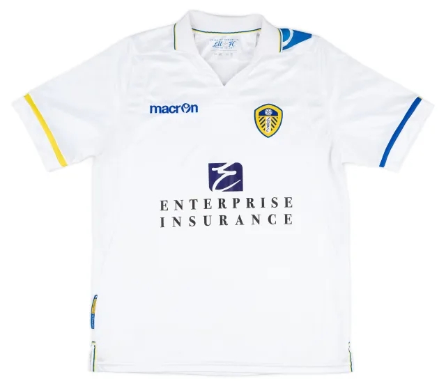 Macron 2011-12 Leeds United Home Shirt - 8/10 - (S)