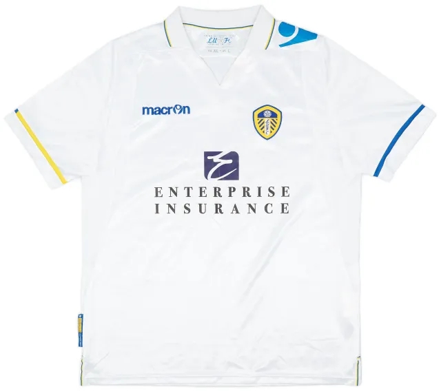 Macron 2011-12 Leeds United Home Shirt - 8/10 - (L)