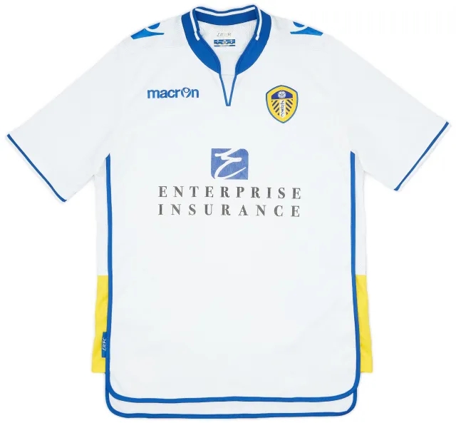 Macron 2012-13 Leeds United Home Shirt - 7/10 - (M)