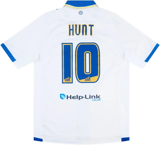 Macron 2013-14 Leeds United Home Shirt Hunt #10 - 7/10 - (XL)