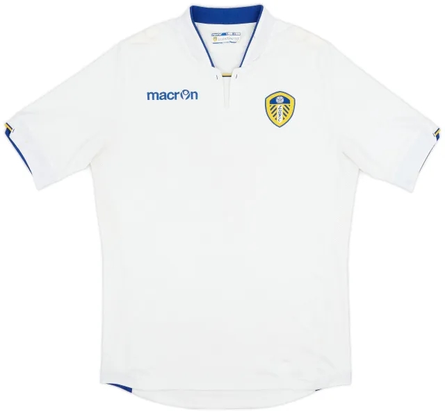 Macron 2014-15 Leeds United Home Shirt - 6/10 - (M)
