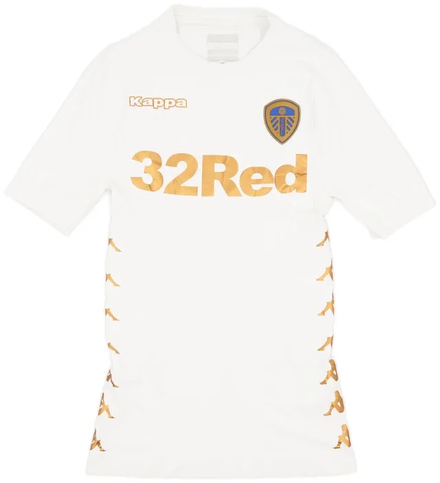 Kappa 2017-18 Leeds United Authentic Kombat Home Shirt - 6/10 - (L/XL)