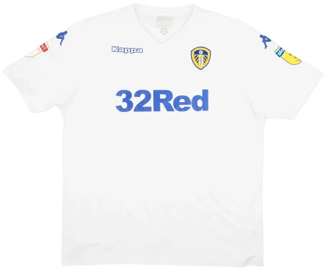 Kappa 2018-19 Leeds United Home Shirt - 7/10 - (XXL)