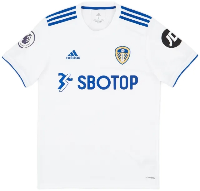 adidas 2020-21 Leeds United Home Shirt - 9/10 - (S)