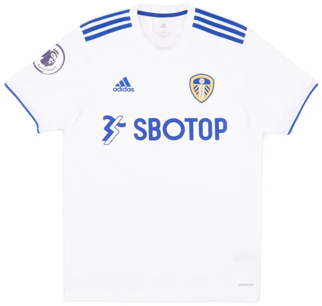 adidas 2020-21 Leeds United Home Shirt - 9/10 - (S)