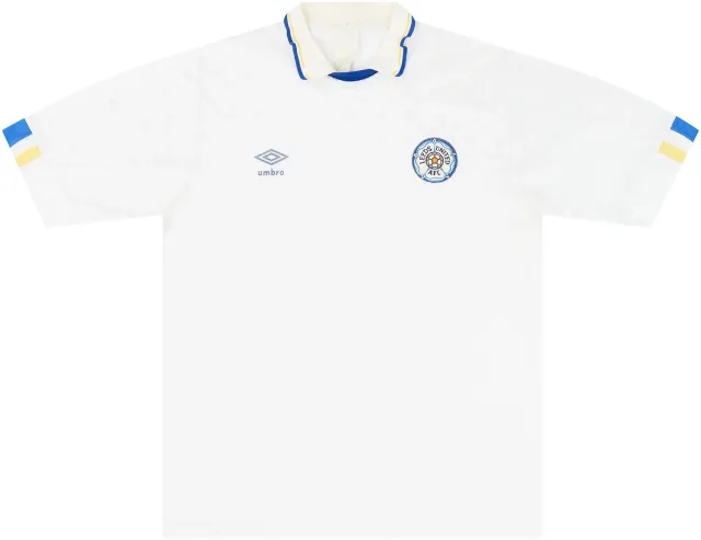 Umbro 1988-90 Leeds United Home Shirt - 8/10 - (S)