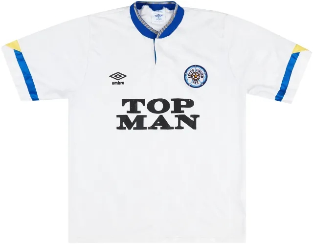 Umbro 1990-91 Leeds United Home Shirt - 7/10 - (M)