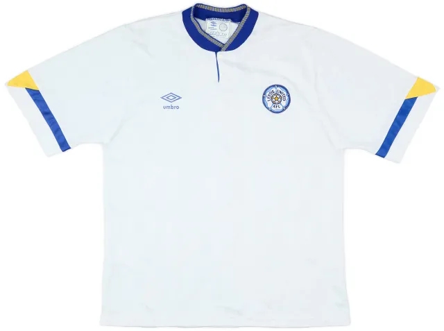 Umbro 1990-91 Leeds United Home Shirt - 7/10 - (L)