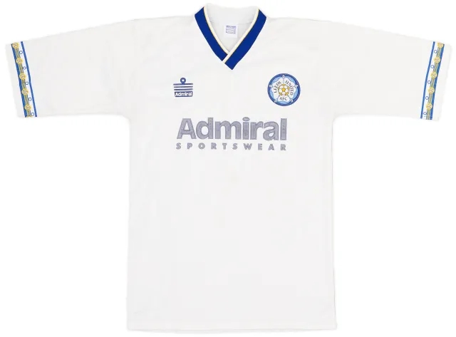 Admiral 1992-93 Leeds United Home Shirt - 7/10 - (S)