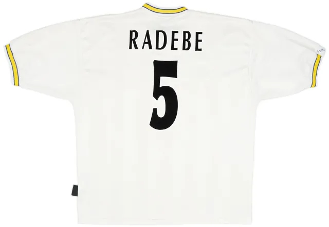 Puma 1996-98 Leeds United Home Shirt Radebe #5 - 6/10 - (XL)