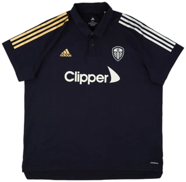 2020-21 Leeds adidas Polo Shirt - 8/10 - (XXL)
