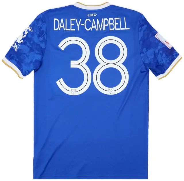 adidas 2021-22 Leicester Match Issue FA Cup Home Shirt Daley-Campbell #38