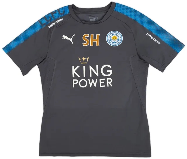 2015-16 Leicester Puma Staff Issue Training Shirt 'SH' - 9/10 - (M)