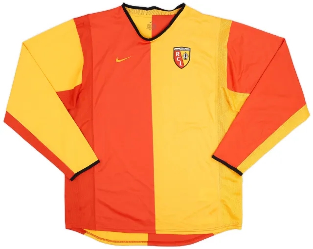 Nike 2001-02 RC Lens Player Issue Home L/S Shirt - 9/10 - (L)