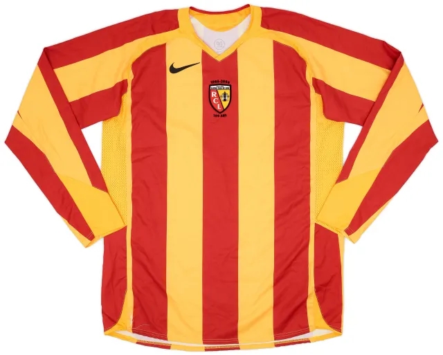 Nike 2005-06 Lens Player Issue Home L/S Shirt - 9/10 - (XL)