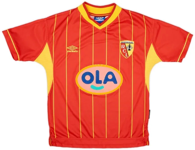 Umbro 1999-00 Lens Home Shirt - 8/10 - (Y)