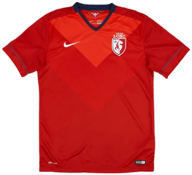 Nike 2014-15 Lille Home Shirt - 8/10 - (M)