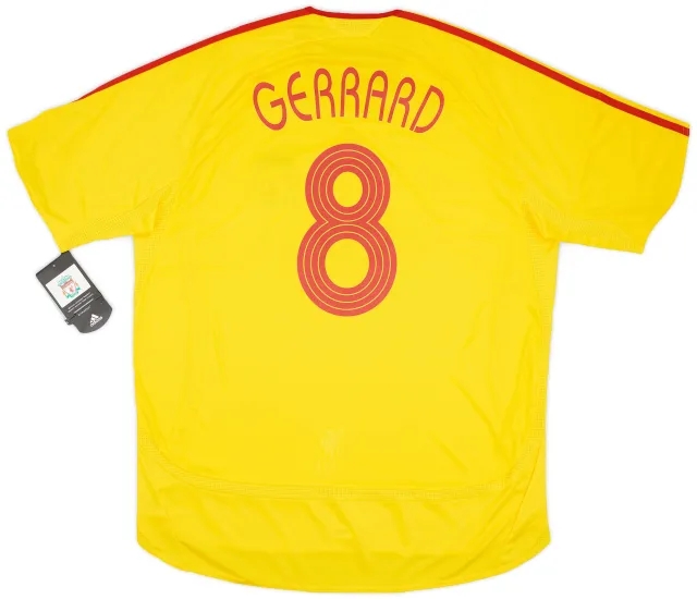 adidas 2006-07 Liverpool Away Shirt Gerrard #8 (XL)