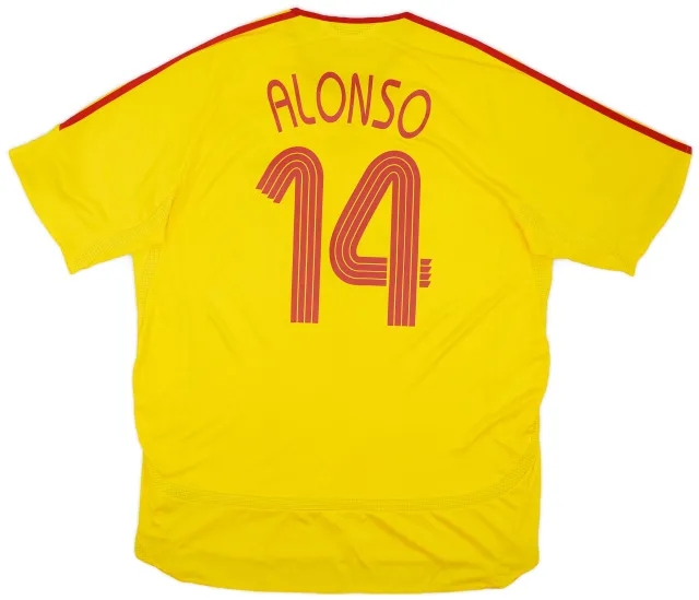 adidas 2006-07 Liverpool Away Shirt Alonso #14 - 5/10 - (XL)