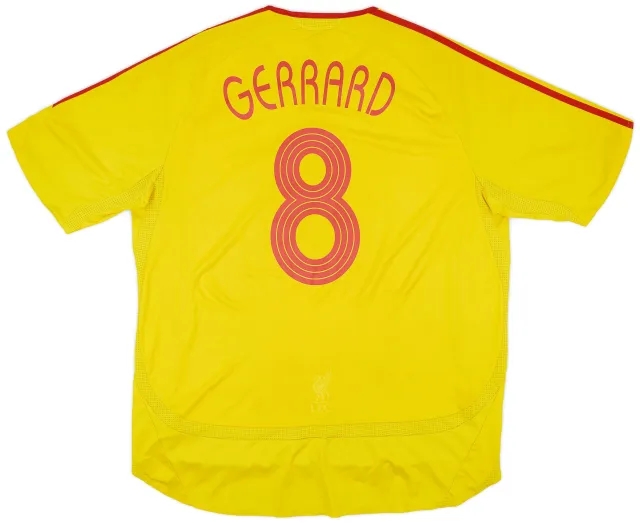 adidas 2006-07 Liverpool Away Shirt Gerrard #8 - 5/10 - (XL)