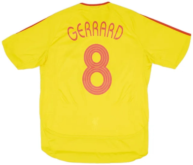 adidas 2006-07 Liverpool Away Shirt Gerrard #8 - 6/10 - (L)