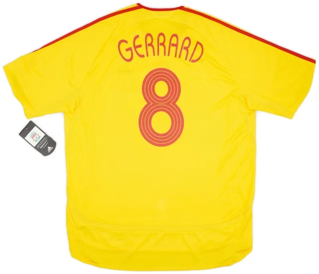 adidas 2006-07 Liverpool Away Shirt Gerrard #8 (XL)