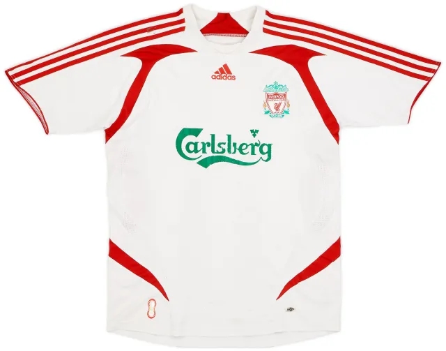 adidas 2007-08 Liverpool Away Shirt - 5/10 - (XL.Boys)
