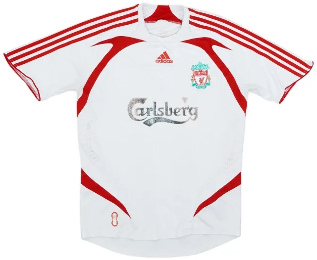 adidas 2007-08 Liverpool Away Shirt - 3/10 - (S)