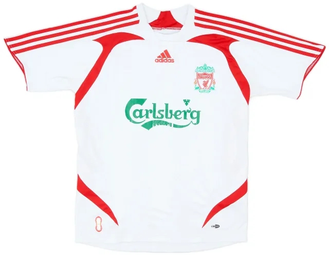 adidas 2007-08 Liverpool Away Shirt - 6/10 - (XL.Boys)