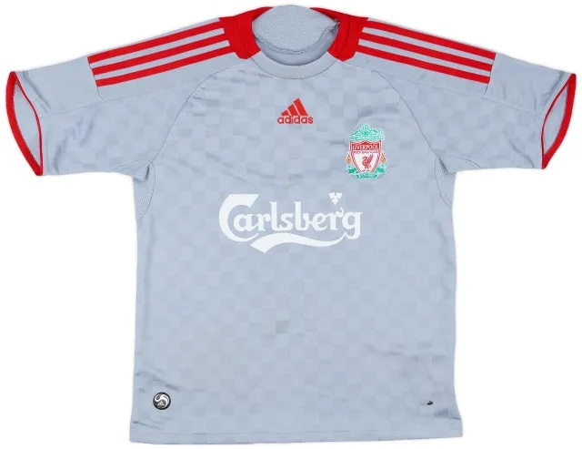 adidas 2008-09 Liverpool Away Shirt - 7/10 - (XL.Boys)