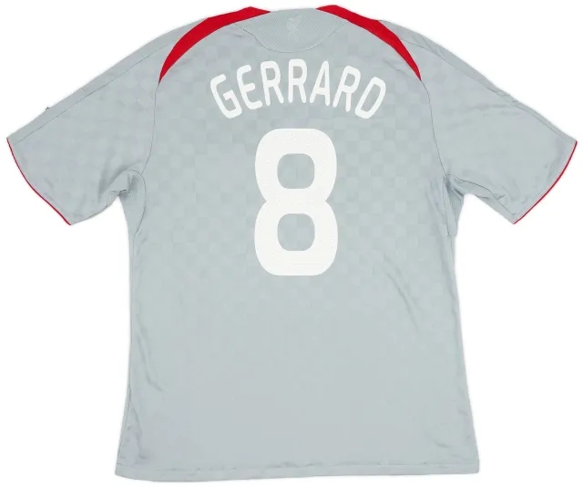 adidas 2008-09 Liverpool Away Shirt Gerrard #8 - 5/10 - (XL)