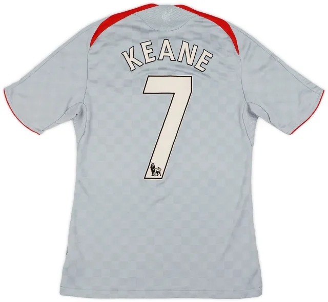 adidas 2008-09 Liverpool Away Shirt Keane #7 - 8/10 - (S)